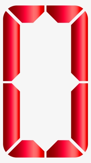 Digital Number Zero Png