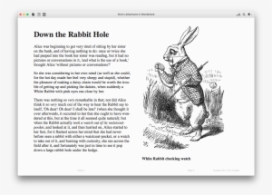 From Lewis Carroll "alice's Adventures In Wonderland\ - Alice In Wonderland Rabbit Illustration