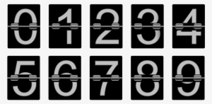 The Quantified Enterprise Stop Guessing And Start Measuring - Flip Clock Numbers Png
