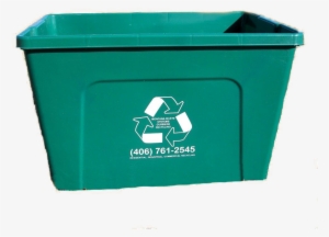 The Recycle Bin Holds About 18 Gallons - Recycling Bin