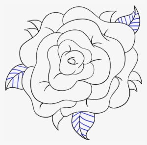 Image Royalty Free Stock How To Draw A Rose Flower - Drawing