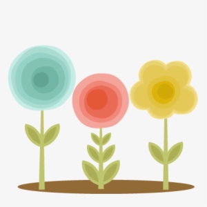 Flowers Group Svg Cutting Files Doodle Cut Files For - Group Of Flowers Clipart