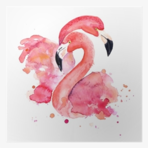 Flamingo Watercolor
