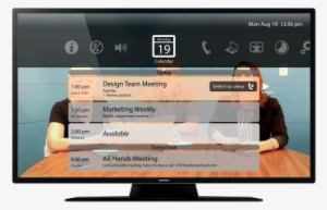 Calendaring Integration - Led-backlit Lcd Display