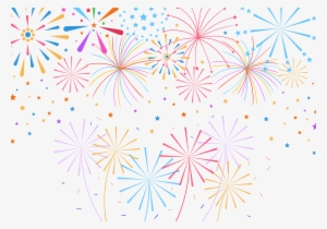 Confetti Party Clip Art - Firework Celebration Png