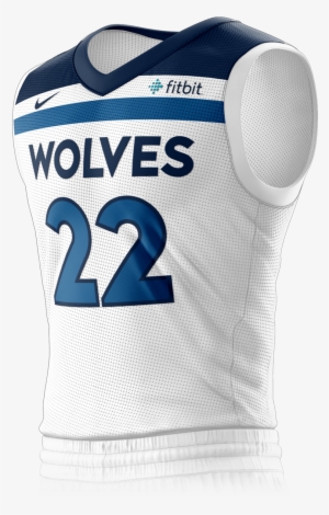 Minnesota Timberwolves Association Edition Jersey Back - Minnesota Timberwolves Fitbit Jersey