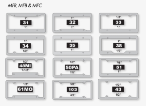 Chrome Plated Metal Frame Styles - Monsters