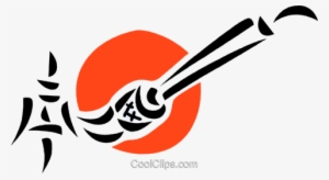 Paintbrush And Japanese Text Royalty Free Vector Clip - Graphic Design