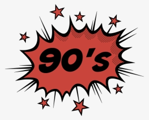 90's - Comic Action Bubbles Png
