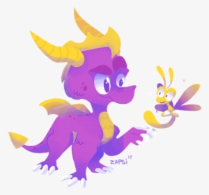 A Messy Spyro Doodle - Cartoon