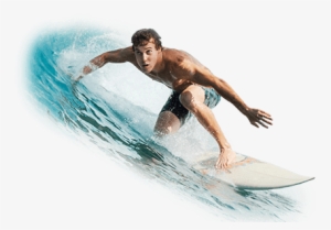 Sports - Surfing - Man Surfing Png