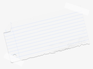 Papel Rasgado Png Deviantart - Notita Png