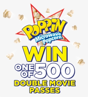 Poppin Microwave Popcorn Triple Butter Flavour 4pk