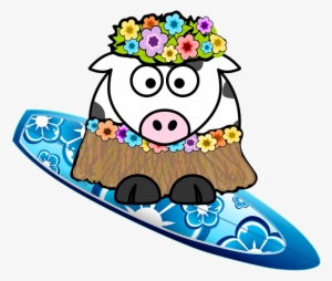 Cow Hula Clipart