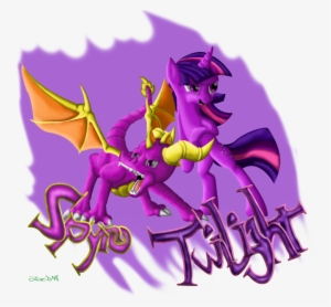 Jadmcirr, Crossover, Safe, Spyro The Dragon, Twilight - Spyro The Dragon And Twilight Sparkle