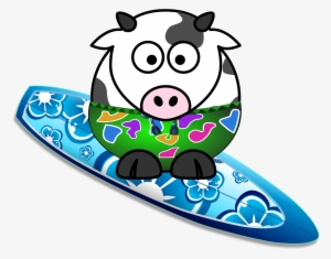 This Free Icons Png Design Of Surfer Cow