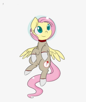 Greenteagreentea, Astronaut, Fluttershy, Safe, Simple - Astronaut Fluttershy