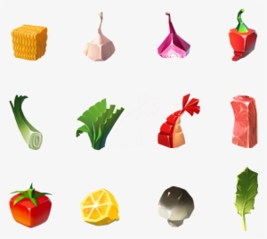 Hao Hao Games On Behance - Imagenes De Fruta Verdura Y Comida