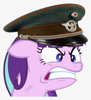 Krewsier, Nazi, Safe, Simple Background, Solo, Starlight - Starlight Glimmer Quiet