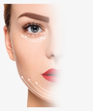 Loss Of Fat From The Face, Droopiness Around The Corners - Facial Face Transparent Png