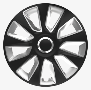 Wheel Covers - 17 Inch Hubcaps Black And Silver
