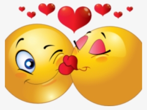 Kiss Smiley Clipart Hearts - Chat Theme For Hike Love