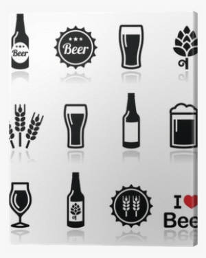 Beer Vector Icons Set - Pint Vector