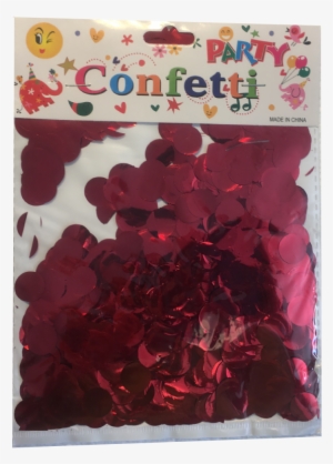 Round Shape Confetti Foil 1,5 Cm Red - Blue