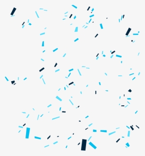 Confeti Azul Png - Art