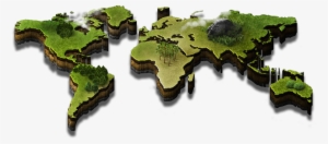 World Map 3d Psd