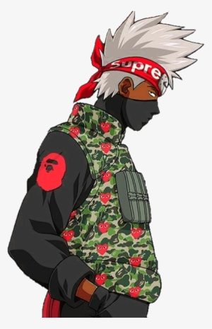 Bape Supreme Black Kakashi - Black Kakashi