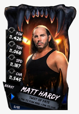 Matthardy S4 16 Beast - Wwe Supercard Beast Cards