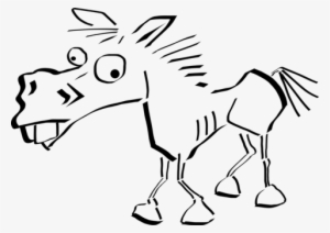 Crazy Horse Memorial Drawing Mule Cartoon - Crazy Horse Cartoon