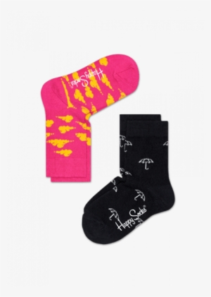 2 Pack Pink Cloud - Happy Socks Kids 2-pack Cloud 12-24m