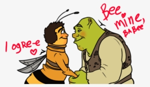 Just Bee Movie Things - Shrek And Barry B Benson