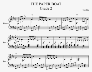 The Paper Boat Grade 2 Sheet Music Composed By Nandita - Heavenly Blue Violin Sheet Music