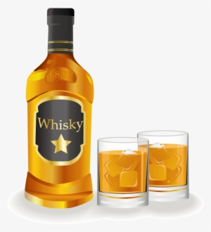 Whisky Wine Distilled Beverage Bourbon Whiskey Bottle - Botella De Whisky Png