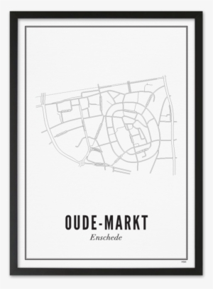 Oude-markt Lijst - Martinitoren Print