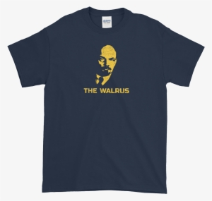 Vladimir Walrus Lenin T-shirt Navy - T-shirt