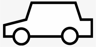 Medium Image - Car Outline Clipart Black And White
