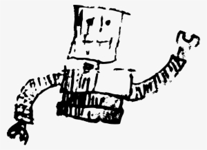 Robot 1280 - Graffiti Art Robot Png