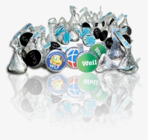 A Pile Of Customized Hershey Kisses - Hershey's Kisses