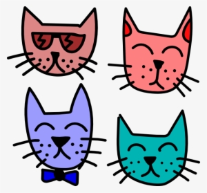 Graffiti Cats Svg Clip Arts 600 X 559 Px