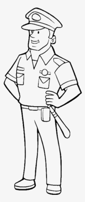 Police Drawing At Getdrawings - Policeman Drawing