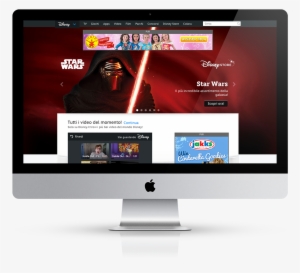 Spain Imac Mockup - Disney Channel Disney Junior And Disney Xd