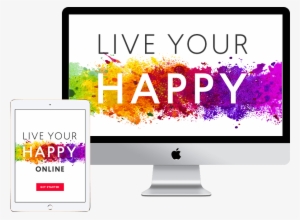 Imac Mockup 900px - Designart Artistic Splash Abstract Graphic Art On Wrapped