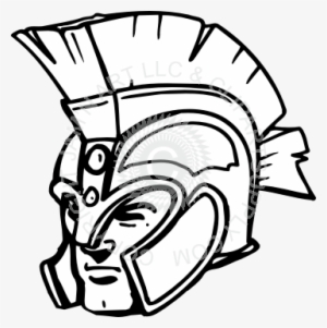 28 Collection Of Trojan Head Drawing - Head