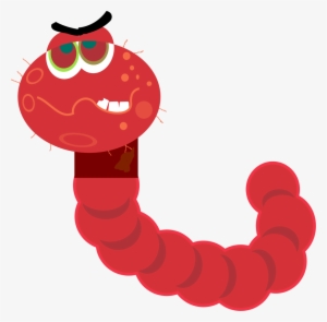 Trojan Clip Art - Computer Worm Clipart