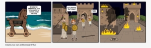 Trojan Horse Part - Cartoon