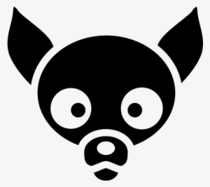 Chihuahua Dog Face Vector - Mascara De Perro Chihuahua